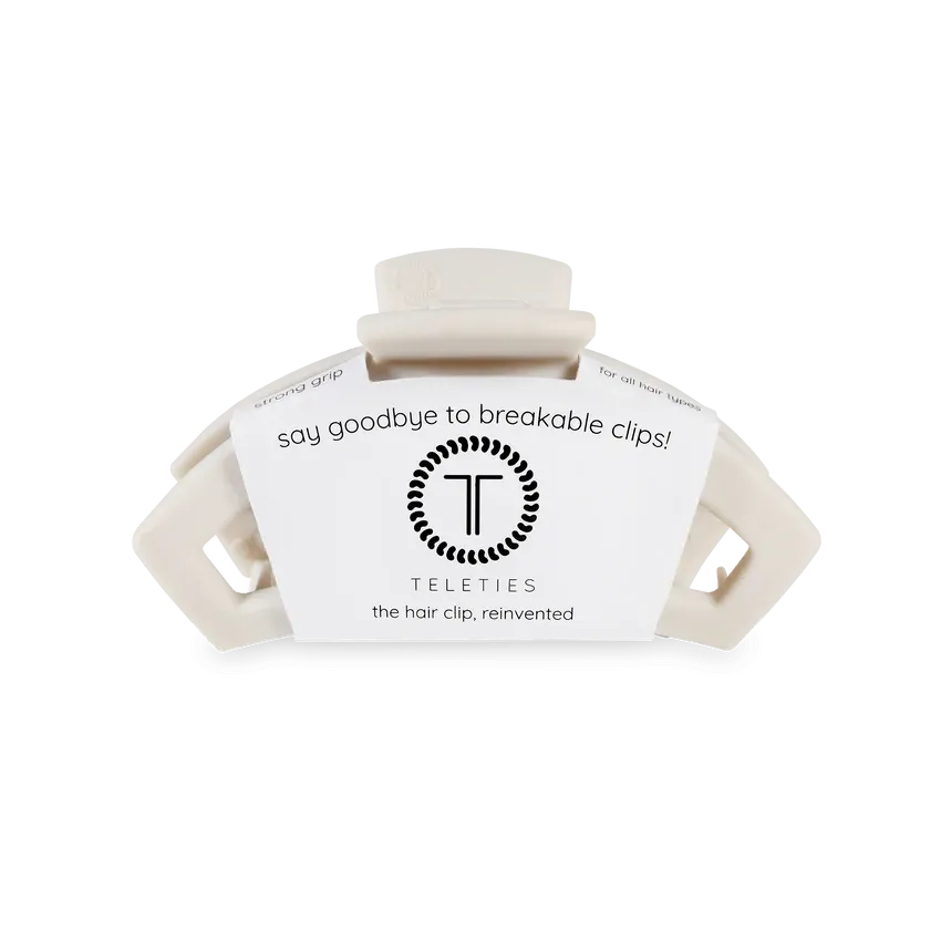 Small Teleties Open Claw Clip - Toasted