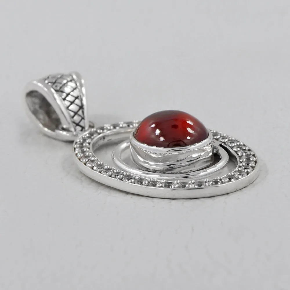 Smoky Quartz 925 Silver Pendant
