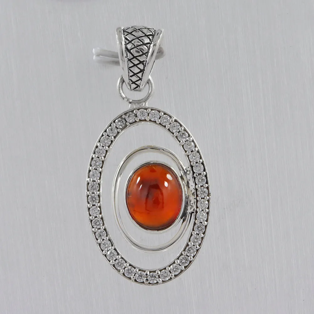 Smoky Quartz 925 Silver Pendant