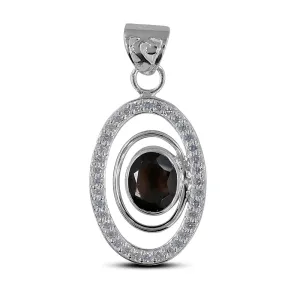 Smoky Quartz 925 Silver Pendant