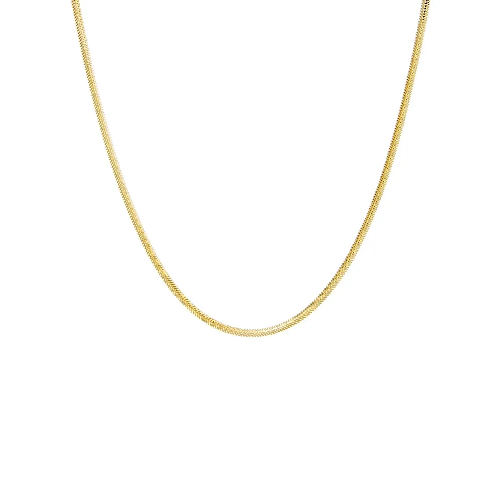 Snake Chain Necklace 14K