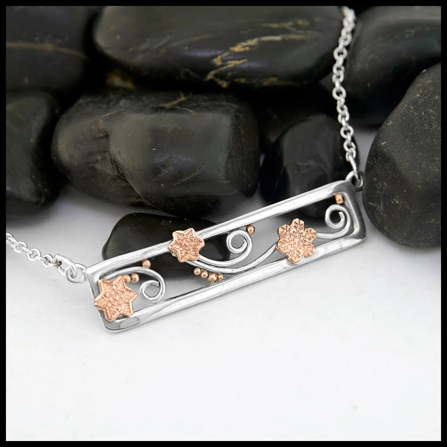 Snowflake Bar Pendant