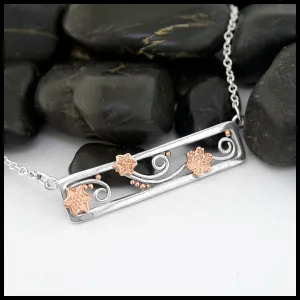 Snowflake Bar Pendant