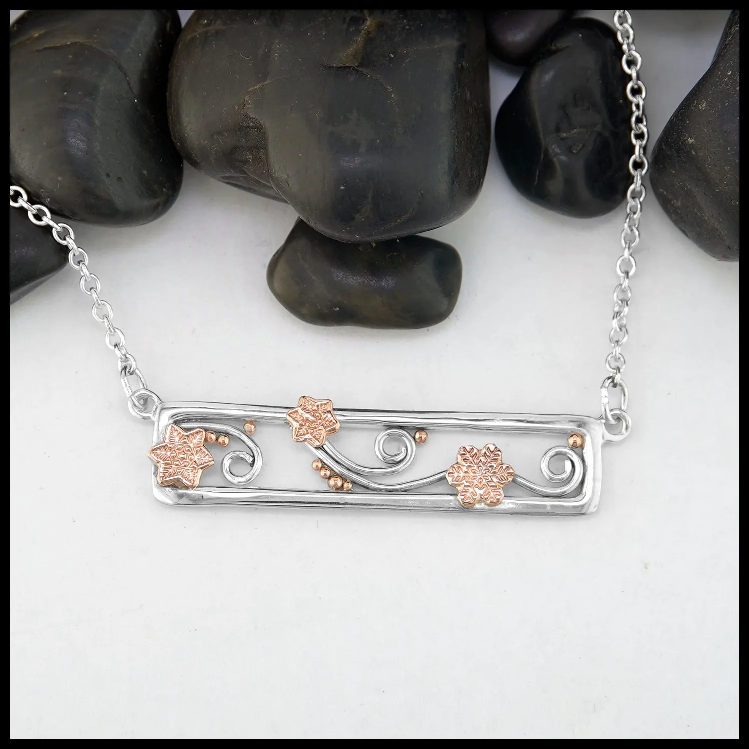 Snowflake Bar Pendant