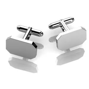 Soft Curve Sterling Silver Cufflinks By Krysaliis