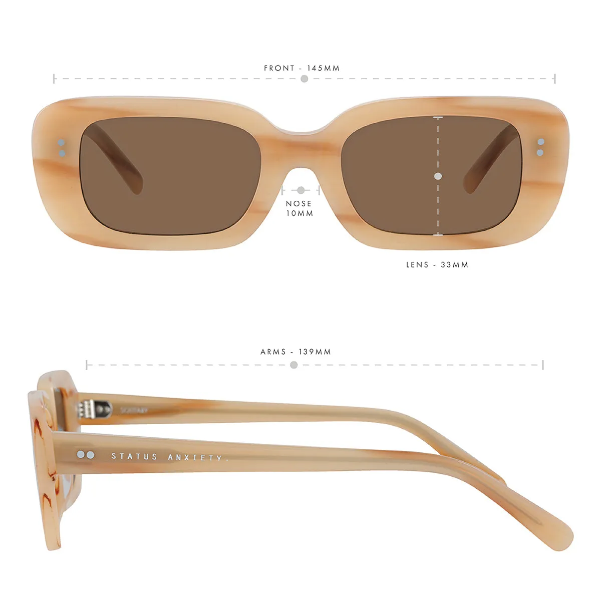 Solitary Sunglasses - Blonde