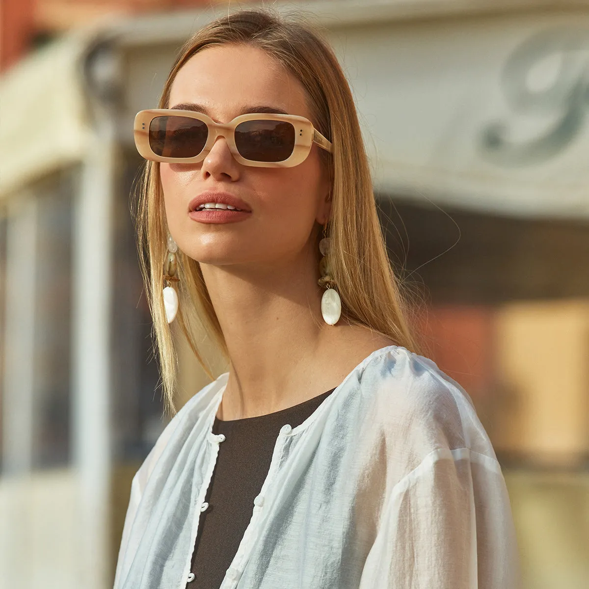 Solitary Sunglasses - Blonde