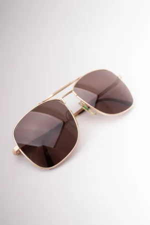 Squared Pilot Sunglasses