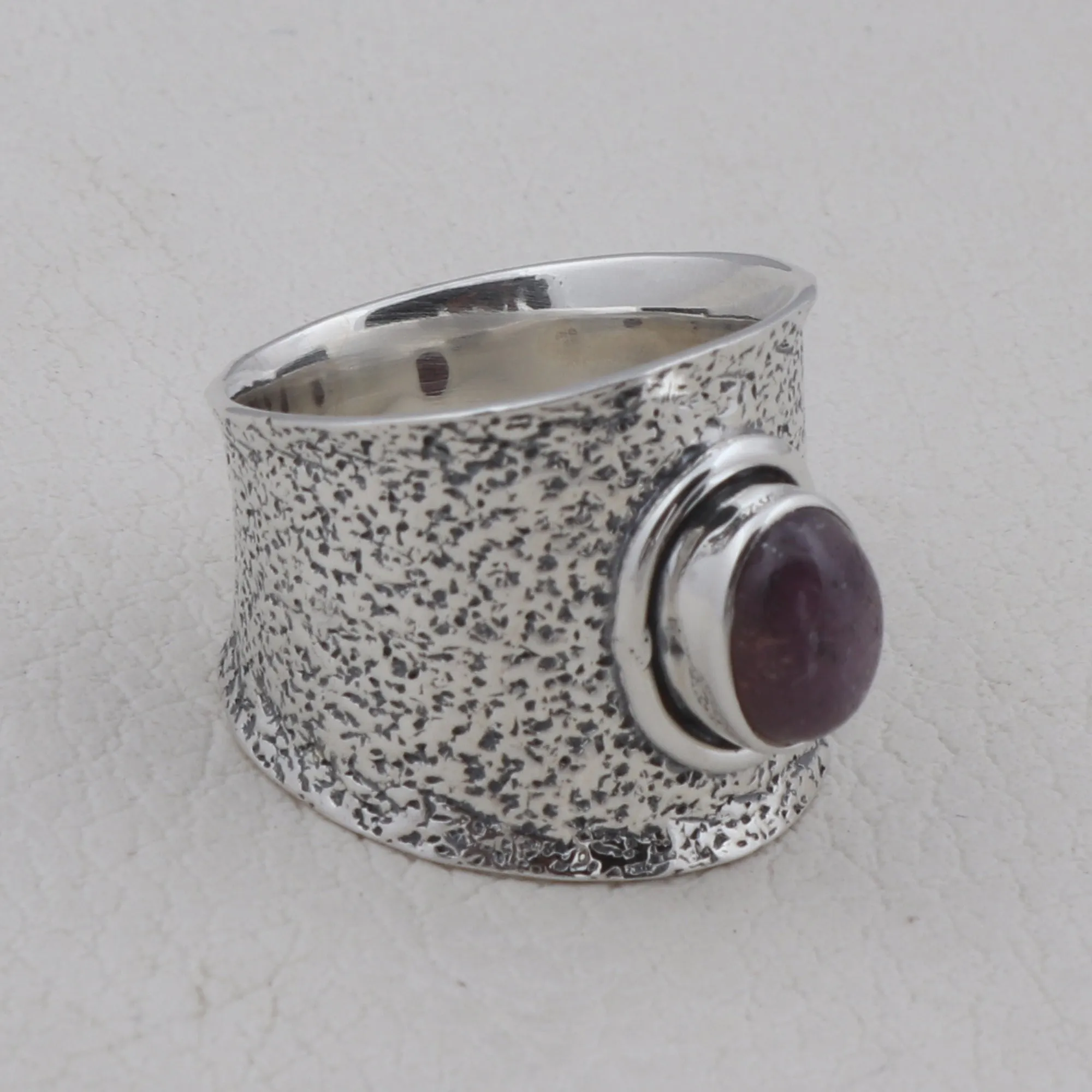Star Ruby Gemstone 925 Sterling Silver Ring
