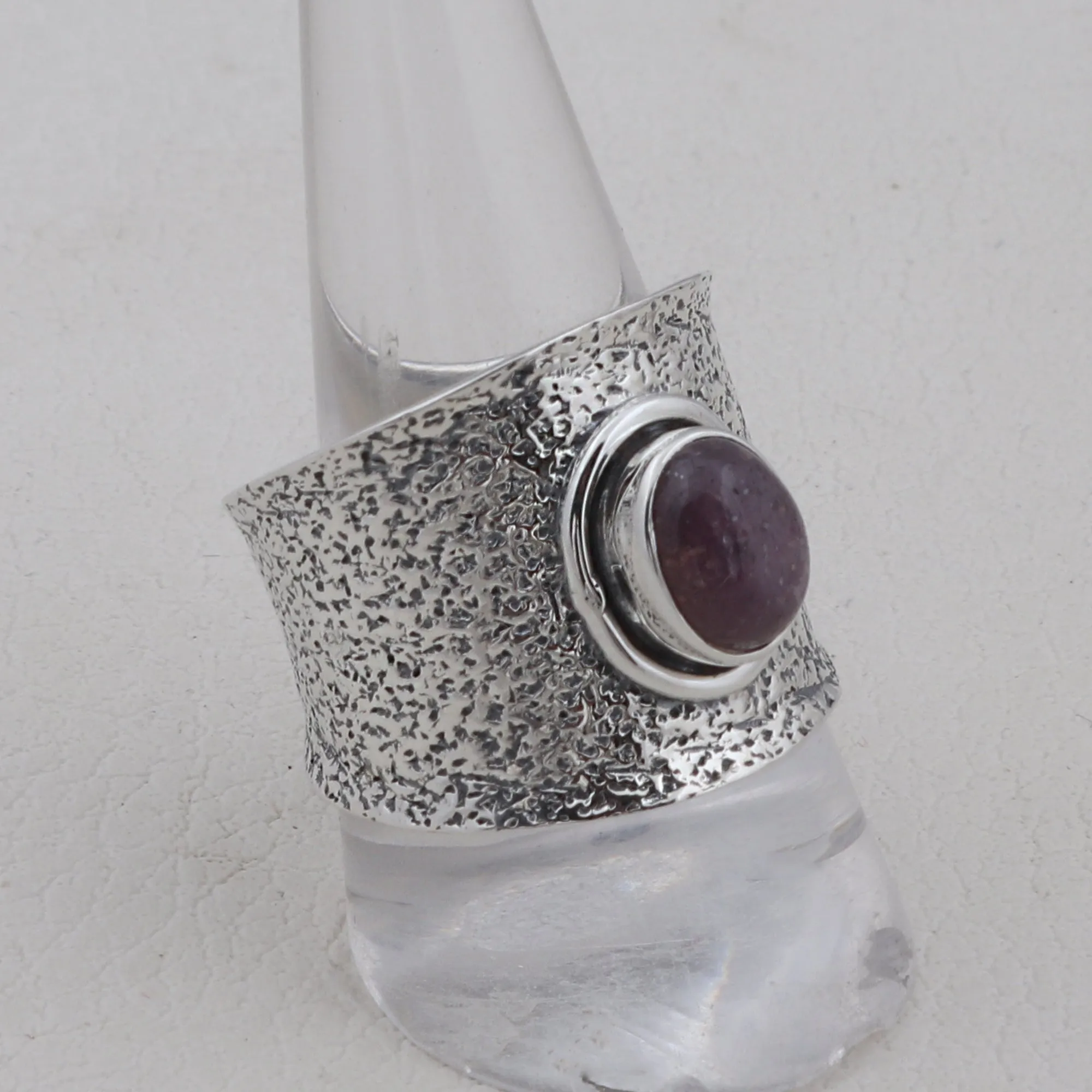 Star Ruby Gemstone 925 Sterling Silver Ring