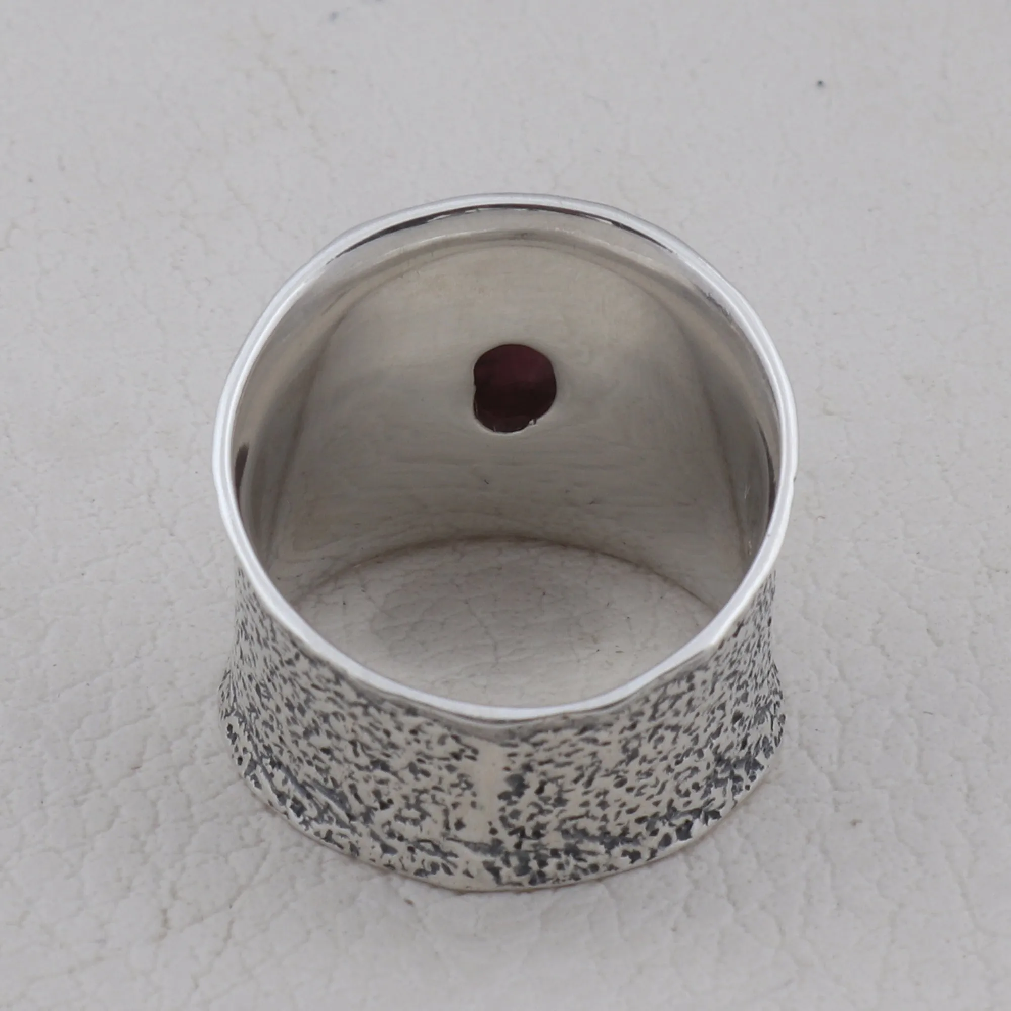 Star Ruby Gemstone 925 Sterling Silver Ring