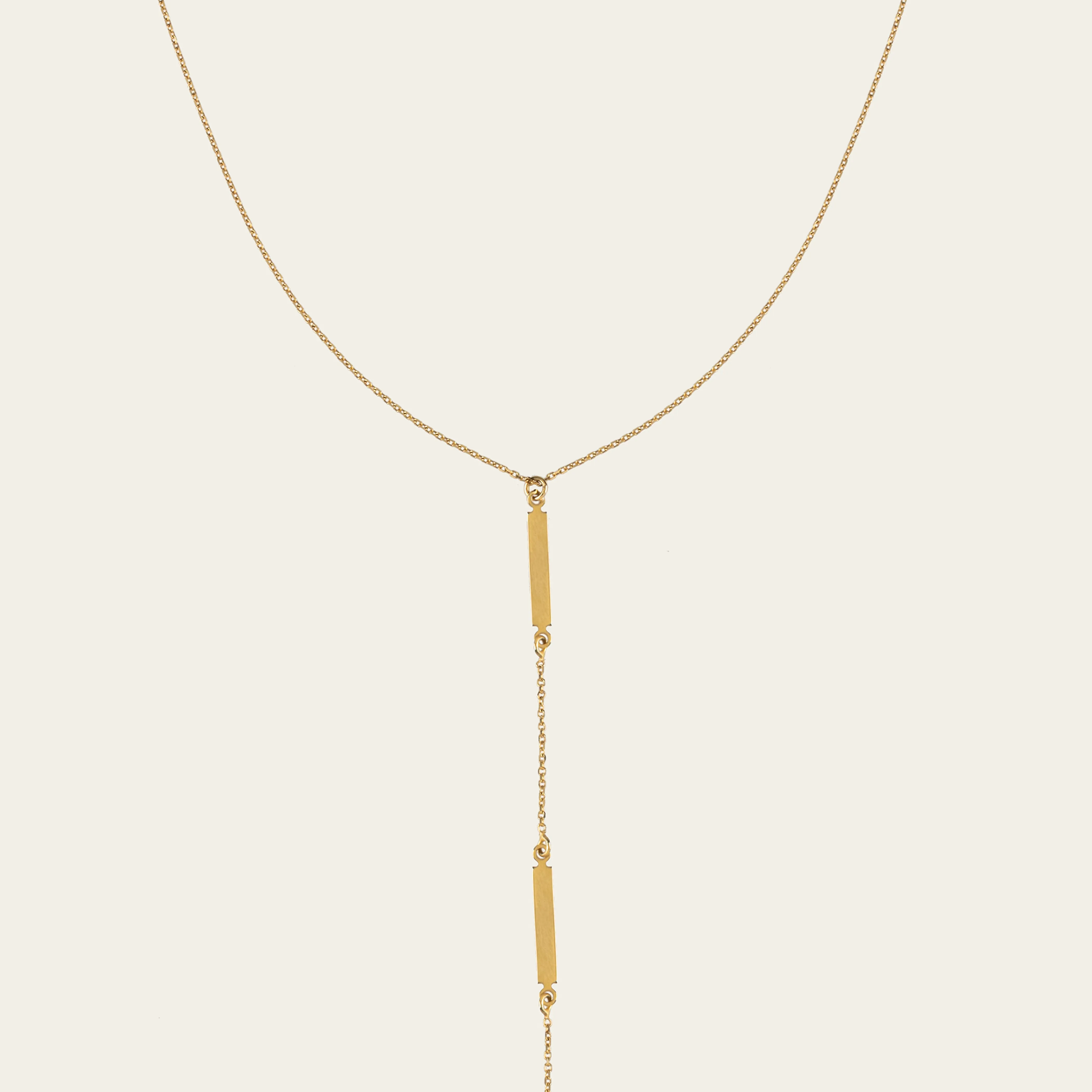 Station Tube Y Necklace