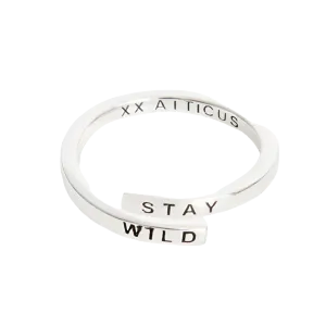 Stay Wild Wrap Ring - Silver