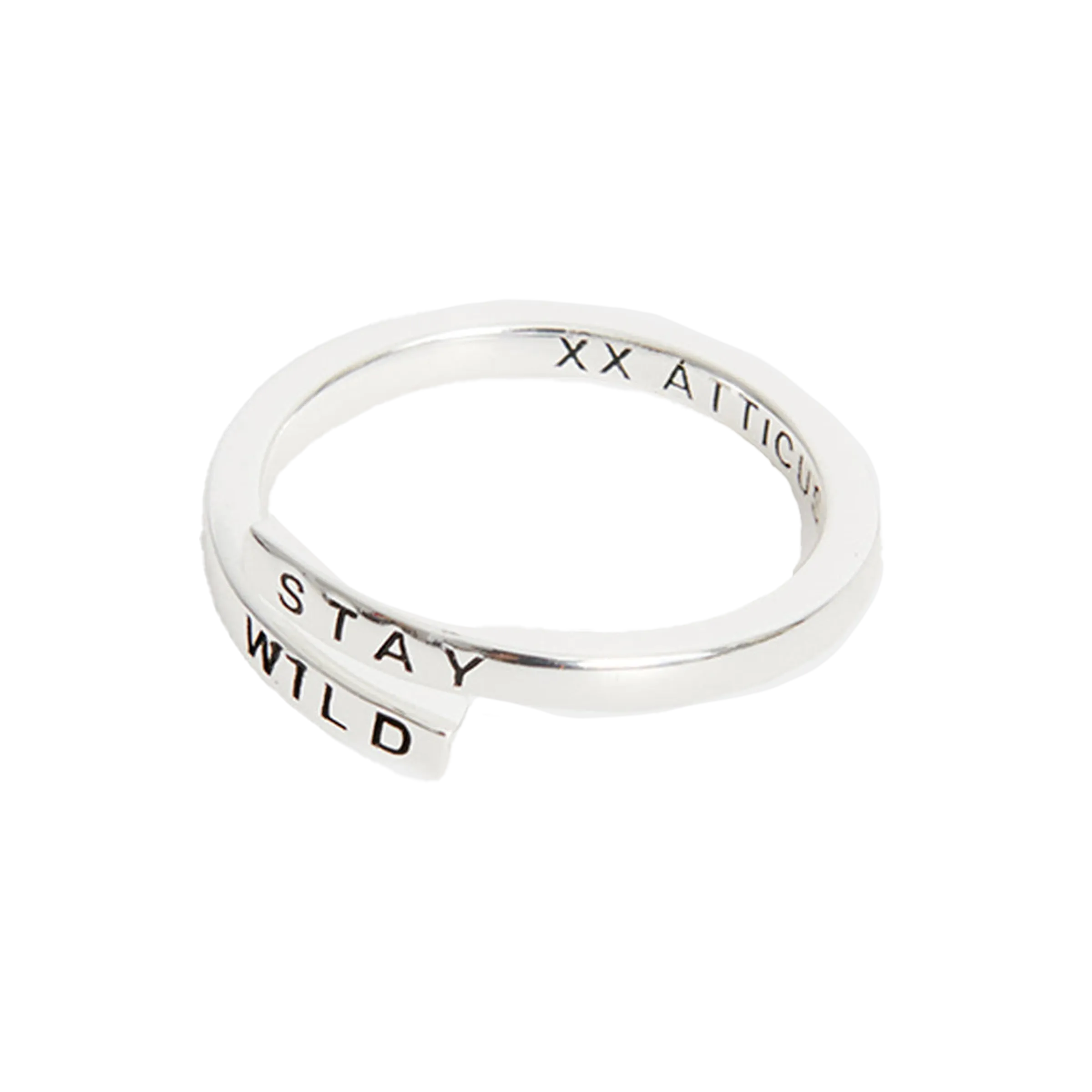 Stay Wild Wrap Ring - Silver