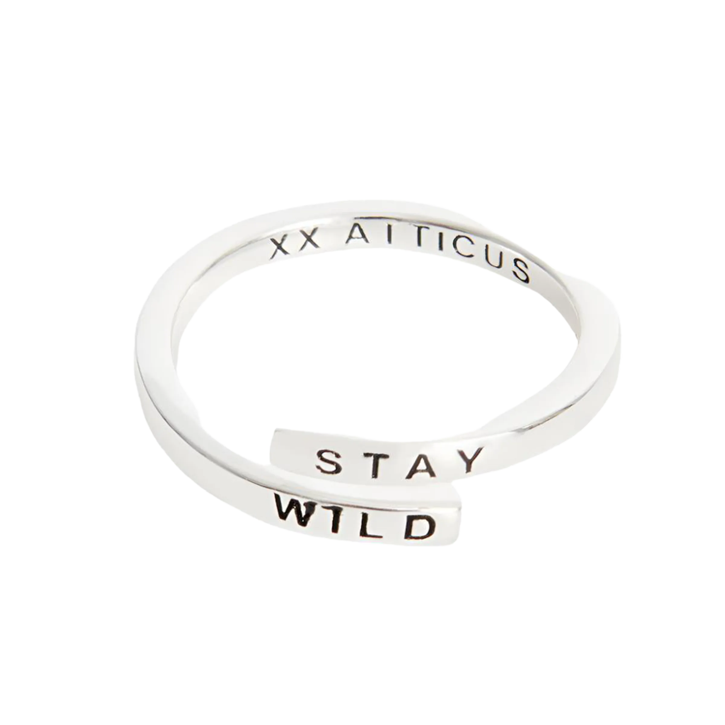 Stay Wild Wrap Ring - Silver