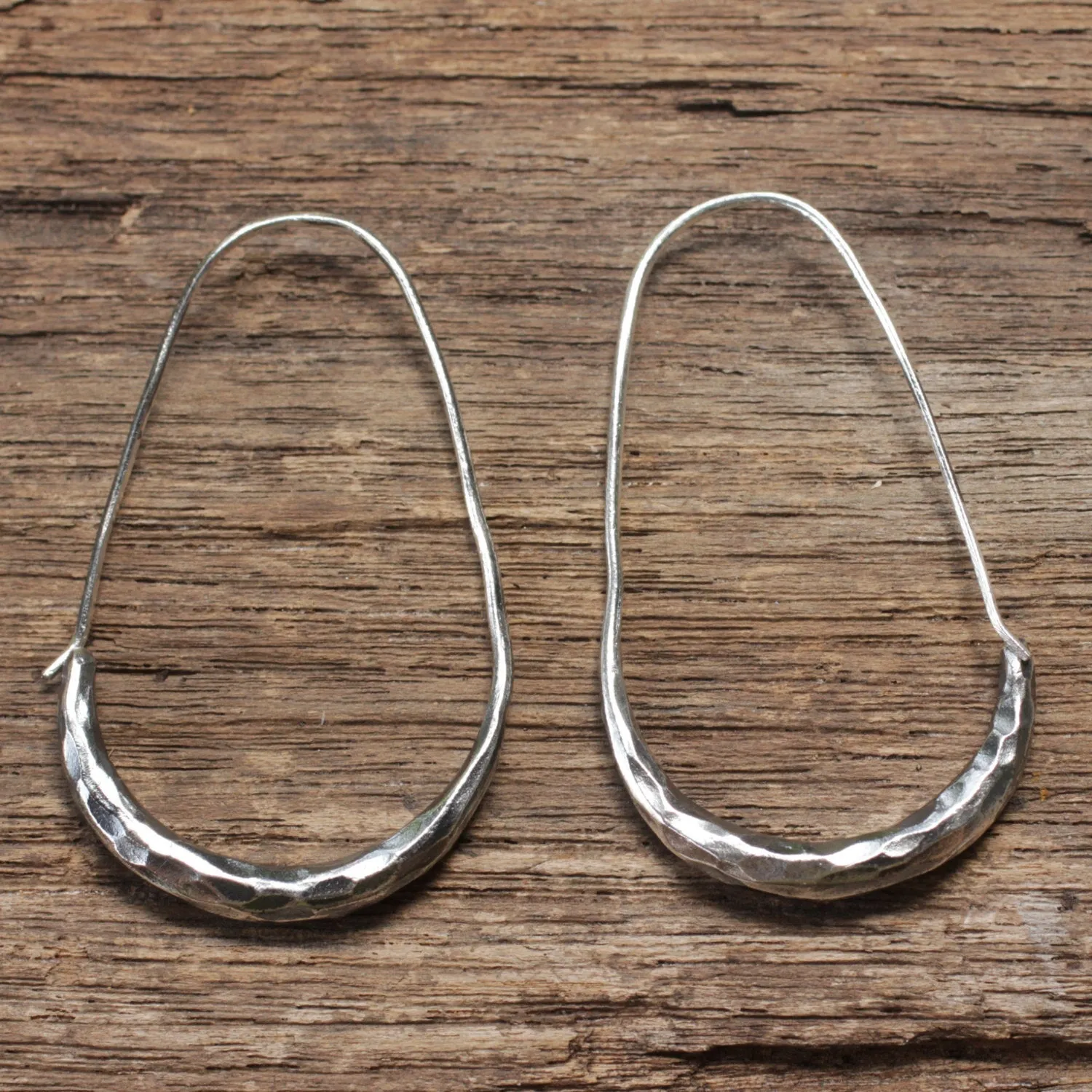 sterling silver drop earrings, simple silver earring, silver hoop earrings, long drop earring, long silver earrings,