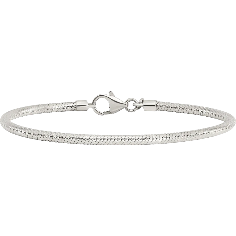 Sterling Silver Reflections Lobster Clasp Bead Anklet