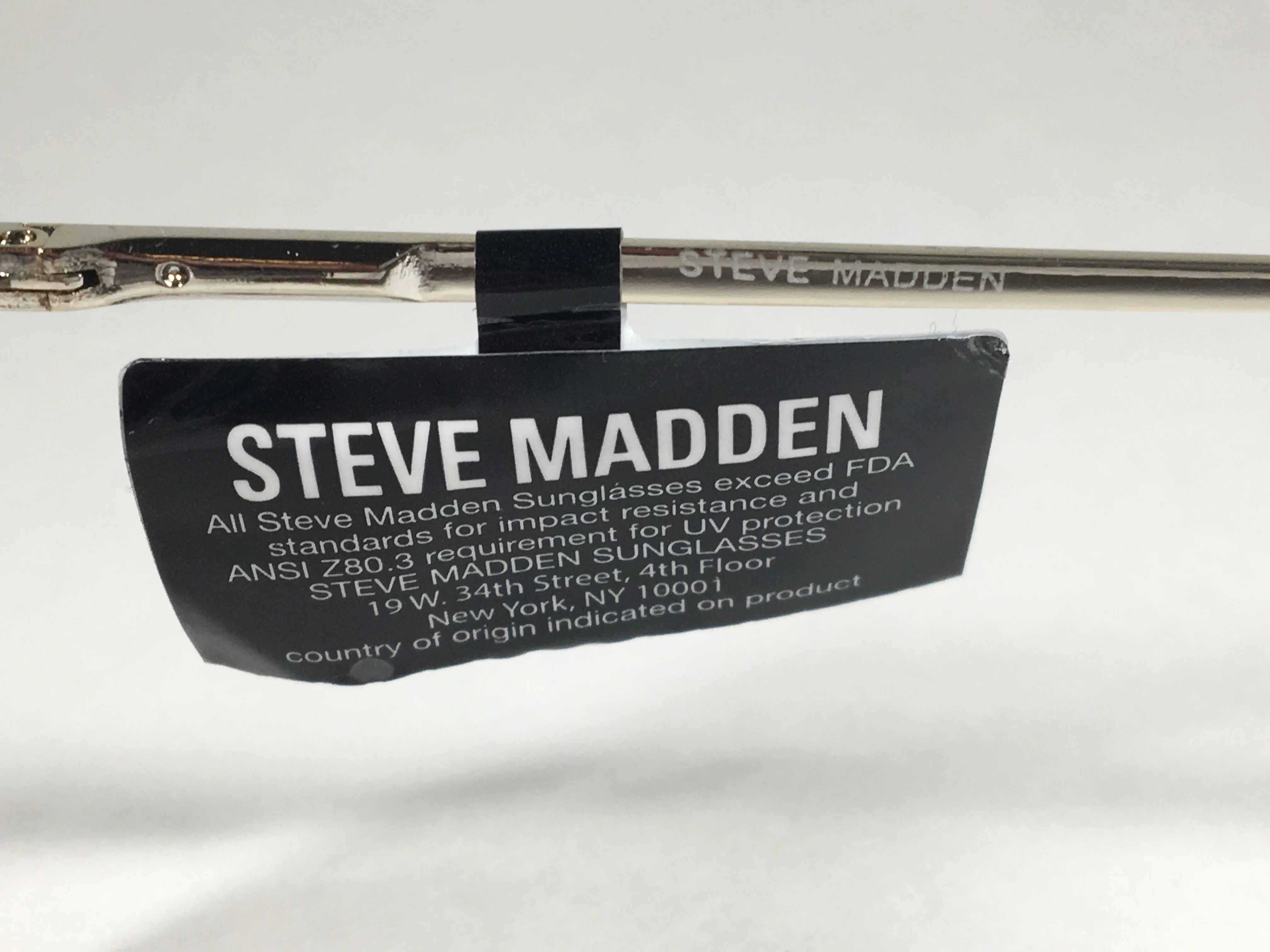 Steve Madden Retro Future Split Aviator Sunglasses Silver Mirror SM482110