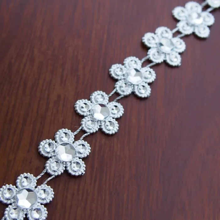 Sunflower Rhinestone Banding Trim Strand, 16mm, 10-yard