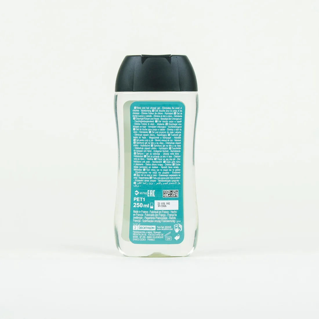 Swimming Pool Shower Gel - Anti-Chlorine - 2in1 Body & Hair - 250 ml