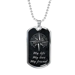 Tag Necklace-My life, my love, my friend