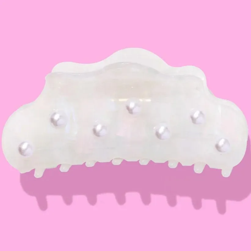 Taylor Elliot Designs: Claw Clip in Iridescent/Pearl
