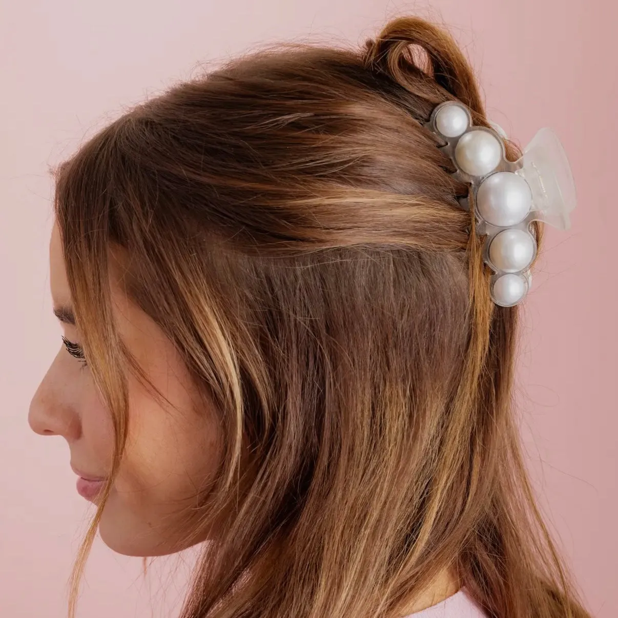 Taylor Elliott Designs | Claw Clips with Pearls