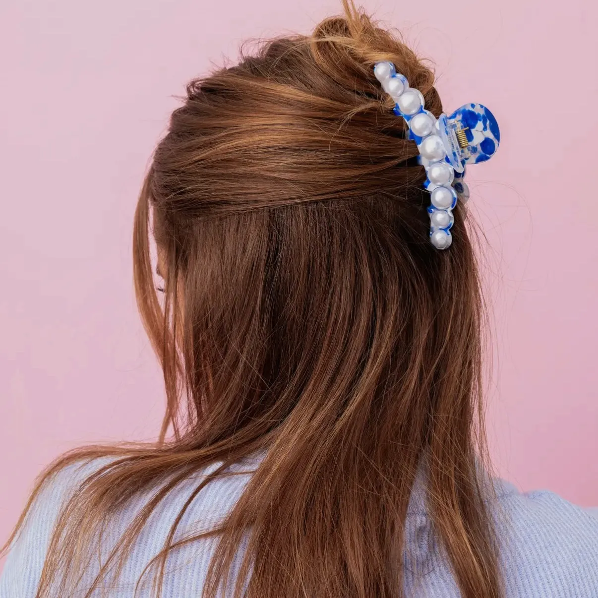 Taylor Elliott Designs | Claw Clips with Pearls
