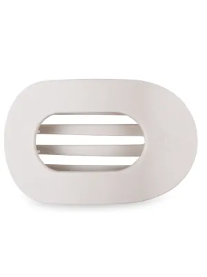 Teletie Medium Flat Round Clip - Toasted