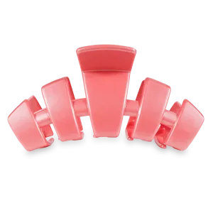 TELETIES | Classic Large Hair Clip {Calming Coral}