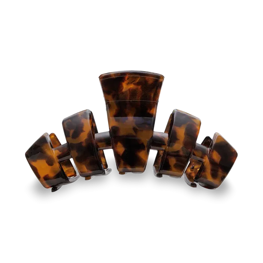 Teleties Classic Large Hair Clip in Tortoise