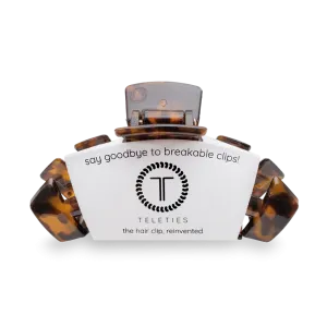 Teleties Classic Large Hair Clip in Tortoise