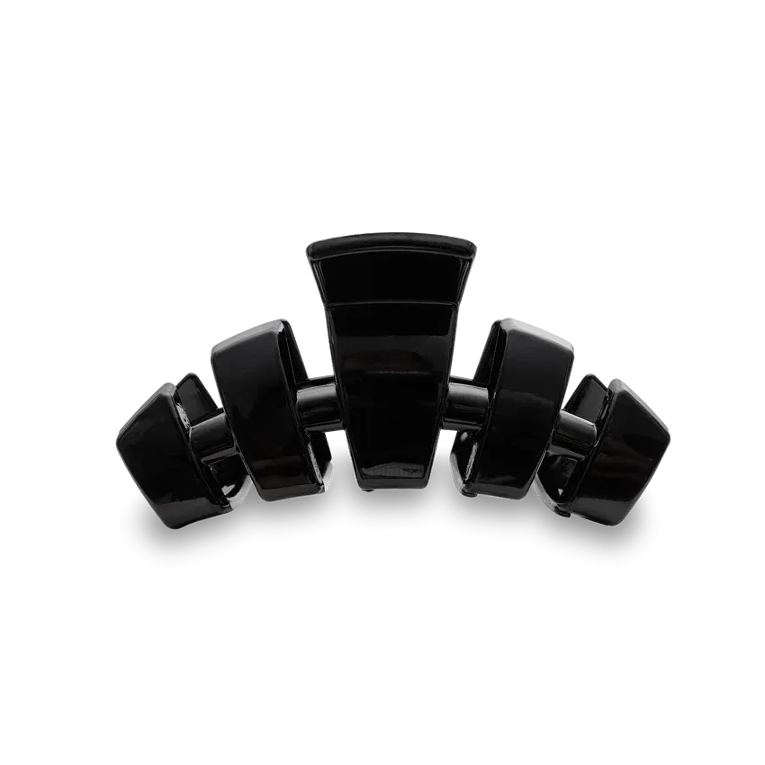 Teleties Classic Medium Hair Clip in Jet Black