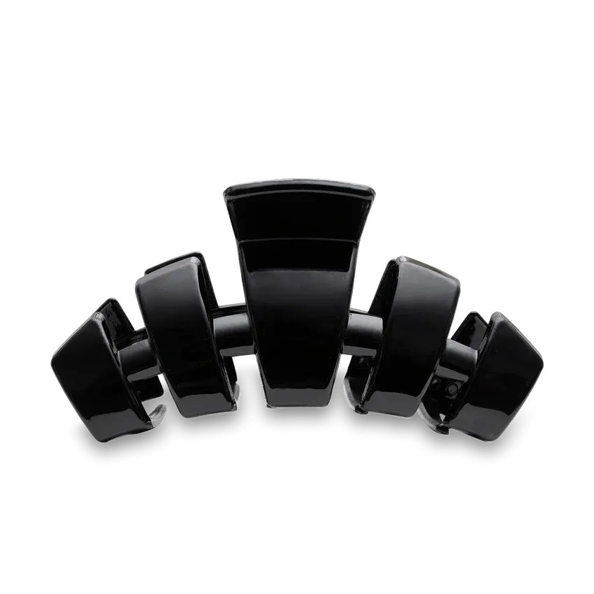 Teleties Jet Black Hair Clip - Large