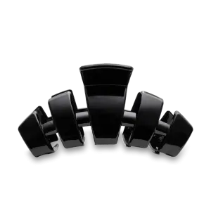 Teleties Jet Black Hair Clip - Large