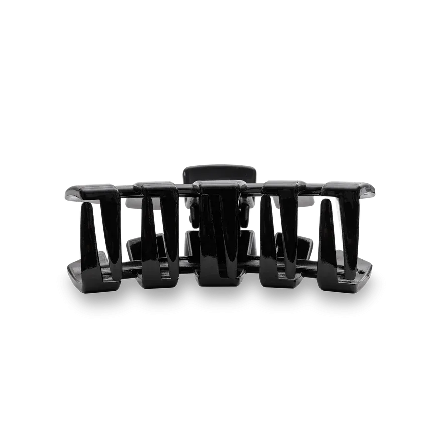 Teleties Jet Black Hair Clip - Large