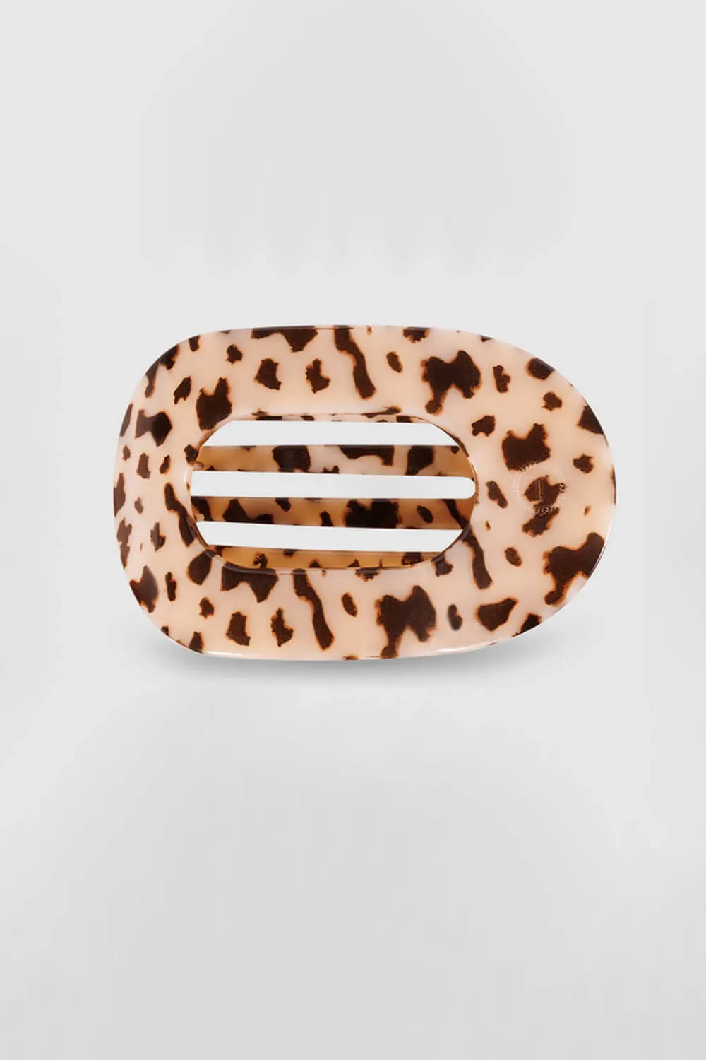 Teleties Medium Flat Round Hair Clip in Blonde Tortoise | TT-FCM01-023