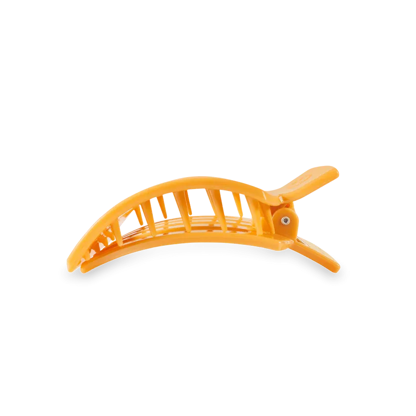 Teleties Medium Flat Square Clip Mango for it!