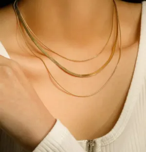 TESSA TRIPLE STRAND NECKLACE