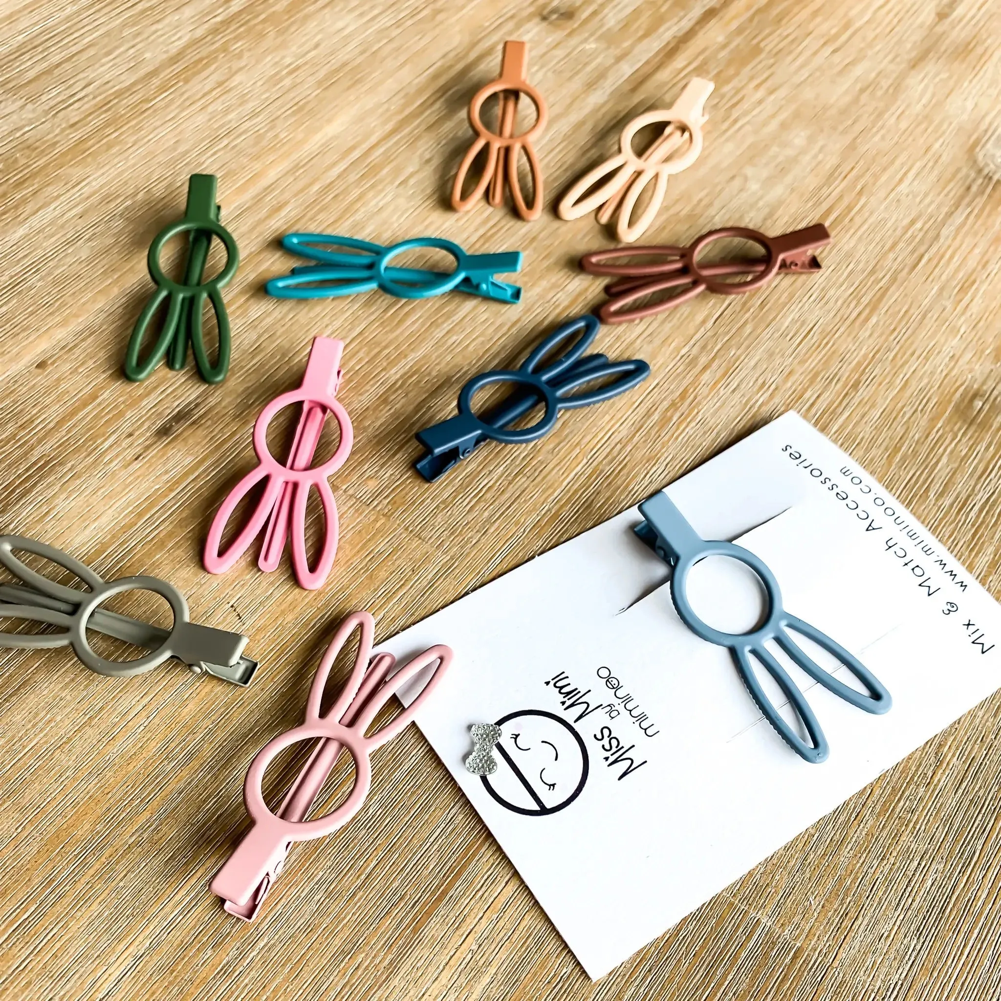 The Bunny Hair Clip - Various Colours
