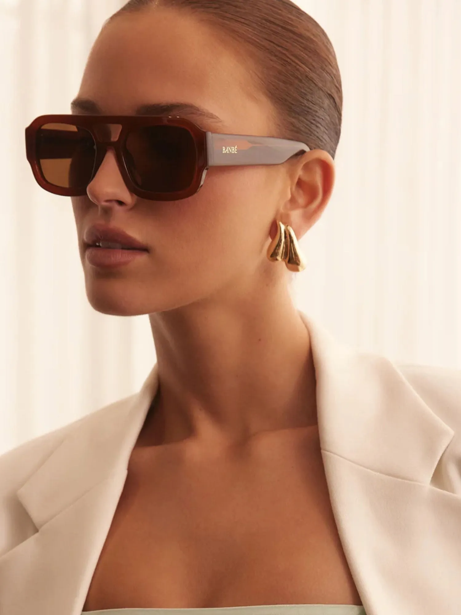 The Suki Sunglasses | Cinnamon/Cinnamon