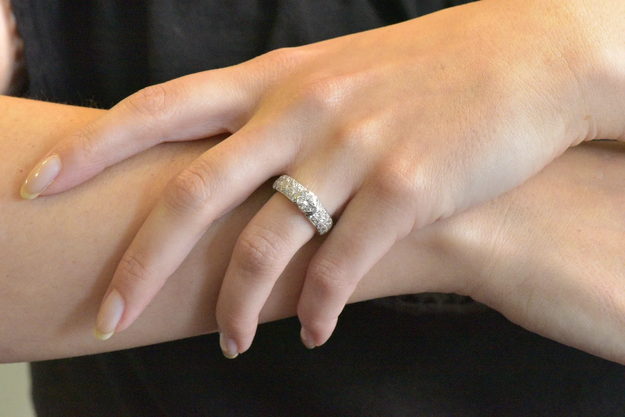 Tiffany & Co. 1.48 CTW Diamond And Platinum Engagement Ring GIA