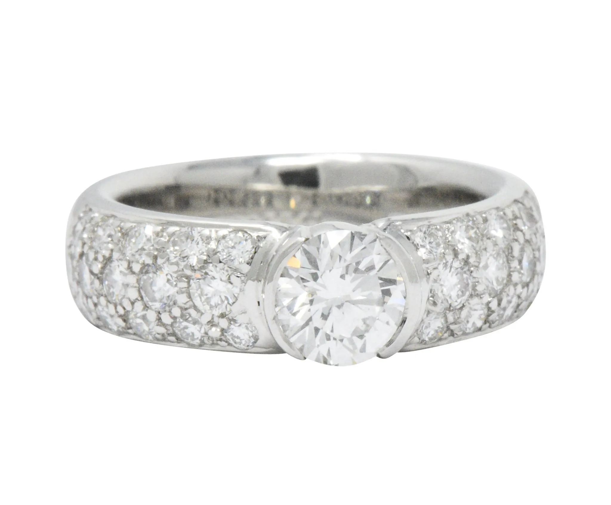 Tiffany & Co. 1.48 CTW Diamond And Platinum Engagement Ring GIA