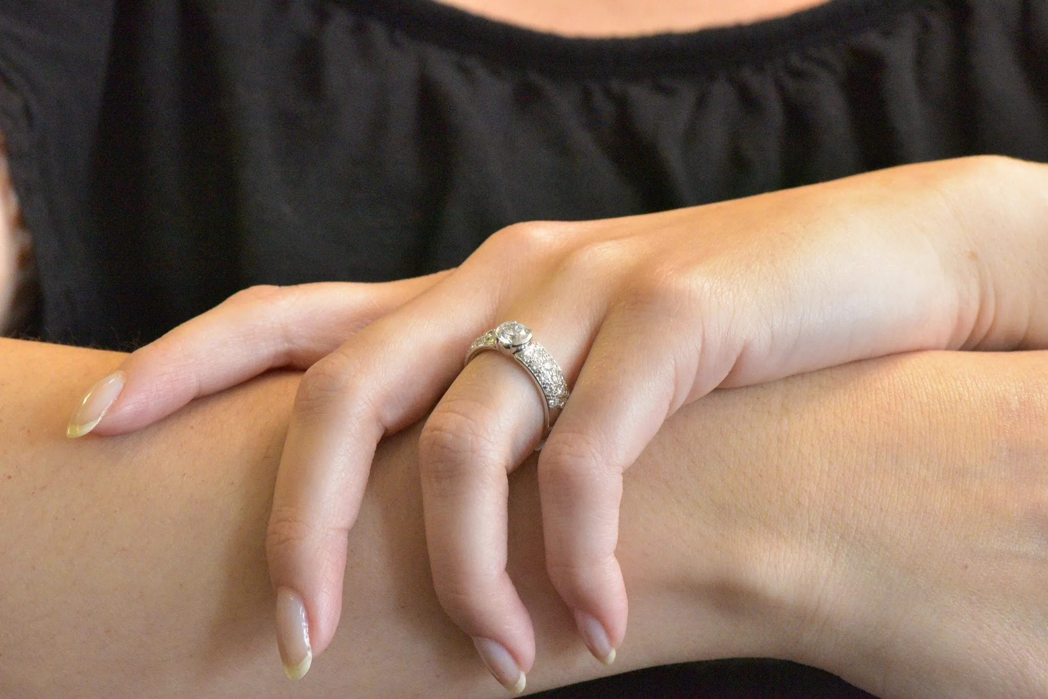 Tiffany & Co. 1.48 CTW Diamond And Platinum Engagement Ring GIA