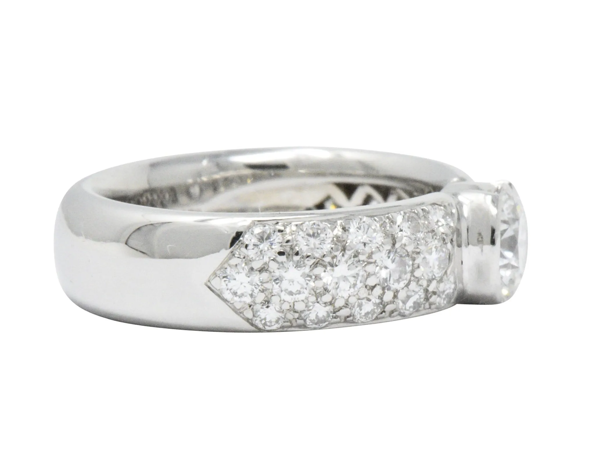 Tiffany & Co. 1.48 CTW Diamond And Platinum Engagement Ring GIA