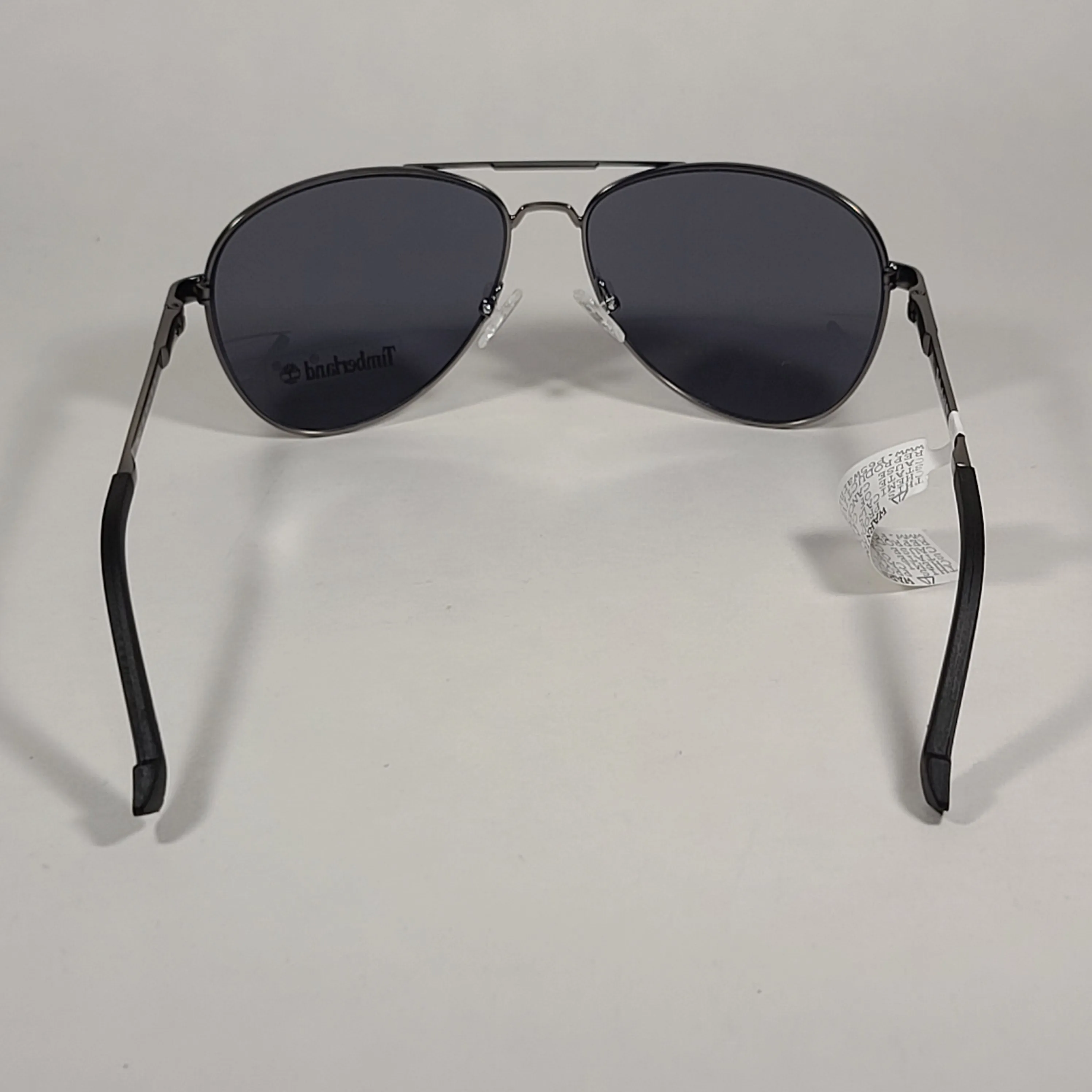 Timberland Aviator Sunglasses Gunmetal Gray Frame Gray Tinted Lens TB7147 09A