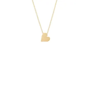 Tiny Gold Heart Necklace
