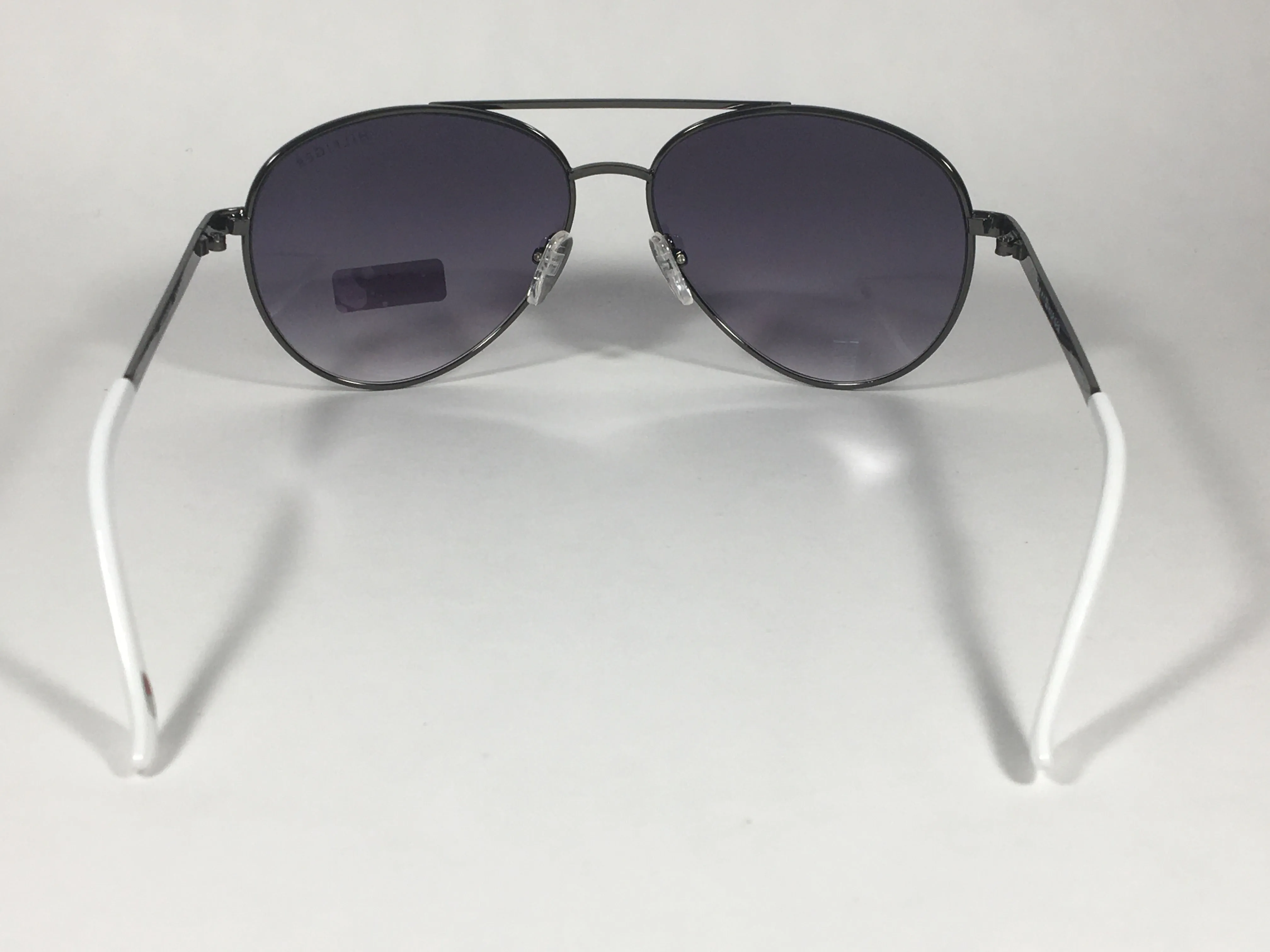 Tommy Hilfiger Cora Aviator Sunglasses Gunmetal White Smoke Gradient Lens CORA WM OL433