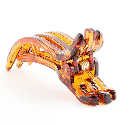 Tortoise Plastic Forked Beak Clip