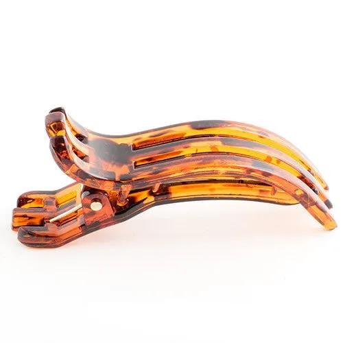 Tortoise Plastic Forked Beak Clip